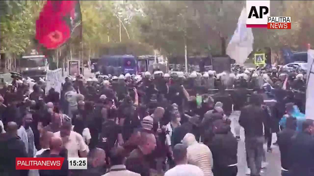 ალბანეთის დედაქალაქ ტირანაში სტუდენტების საპროტესტო აქცია ძალადობრივ ქმედებებში გადაიზარდა
