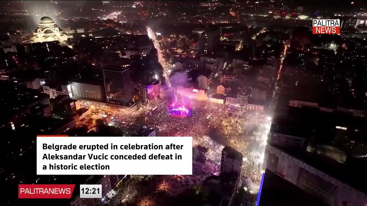 სერბეთში საპარლამენტო არჩევნებში ალექსანდრ ვუჩიჩის მმართველი პარტია დამარცხდა