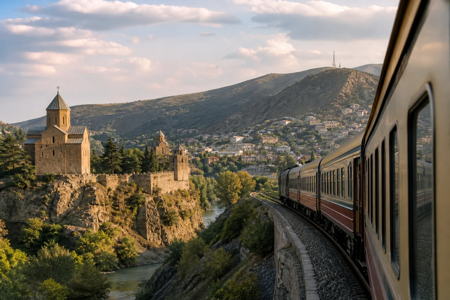 გოგირდის აბანოები თბილისში, კონიაკი ერევანში - რუსეთის რკინიგზამ „კავკასიის ორი გულის“ მარშრუტი და ფასები გამოაქვეყნა