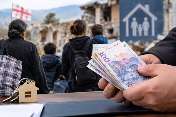 შეუძლია თუ არა დევნილს კომპენსაციის მიღება თუ უძრავი ქონება საკუთარი ძალებით შეიძინა?