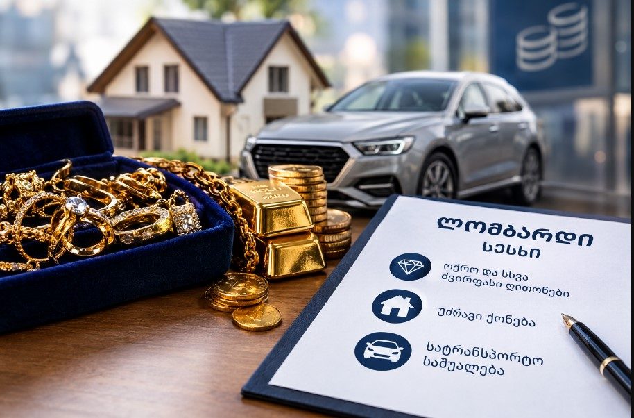 მოქალაქეებს მისო-ებში 2.135 მლრდ ლარის ძვირფასეულობა, ავტომობილები და უძრავი ქონება აქვთ დალომბარდებული